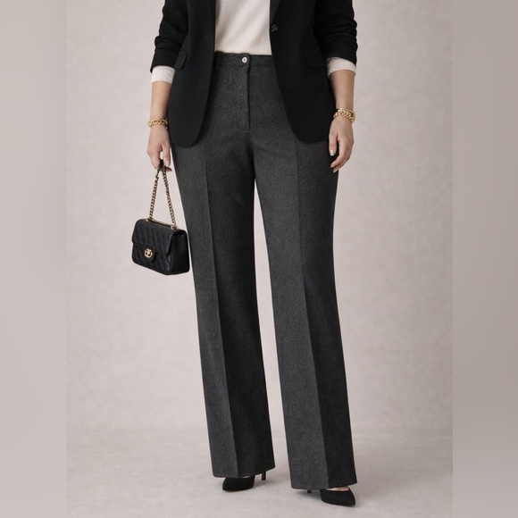 Hauser Pants - [18] Hauber Virgin Wool Trousers Dark Olive | EU 48 / US 18 | New With Tags